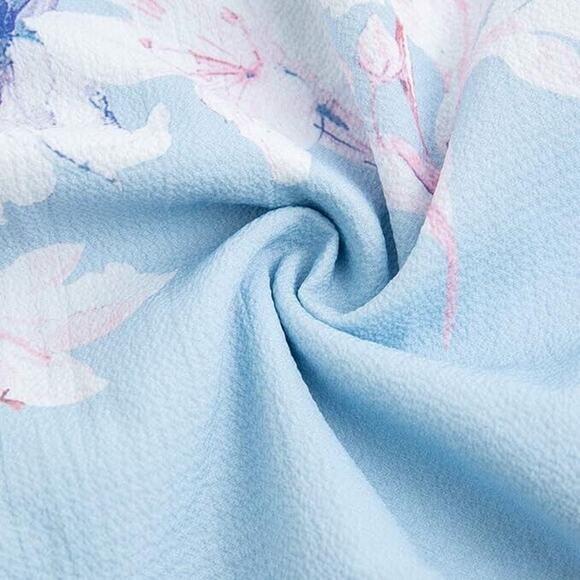 Simplee Women's Sexy Deep V Neck Backless Floral Print Split Maxi Party Dress L - Picture 4 of 12